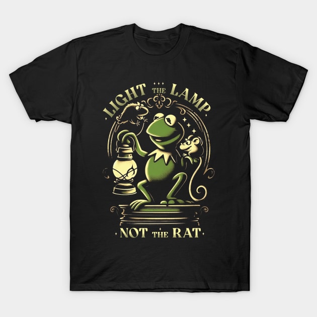 Muppet Christmas Carol - Light The Lamp Not The Rat T-Shirt by Trendsdk